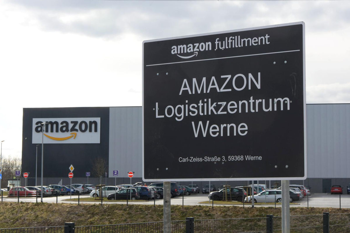 Der Amazon-Standort in Werne steht vor einem Transformationsprozess. Foto: Archiv