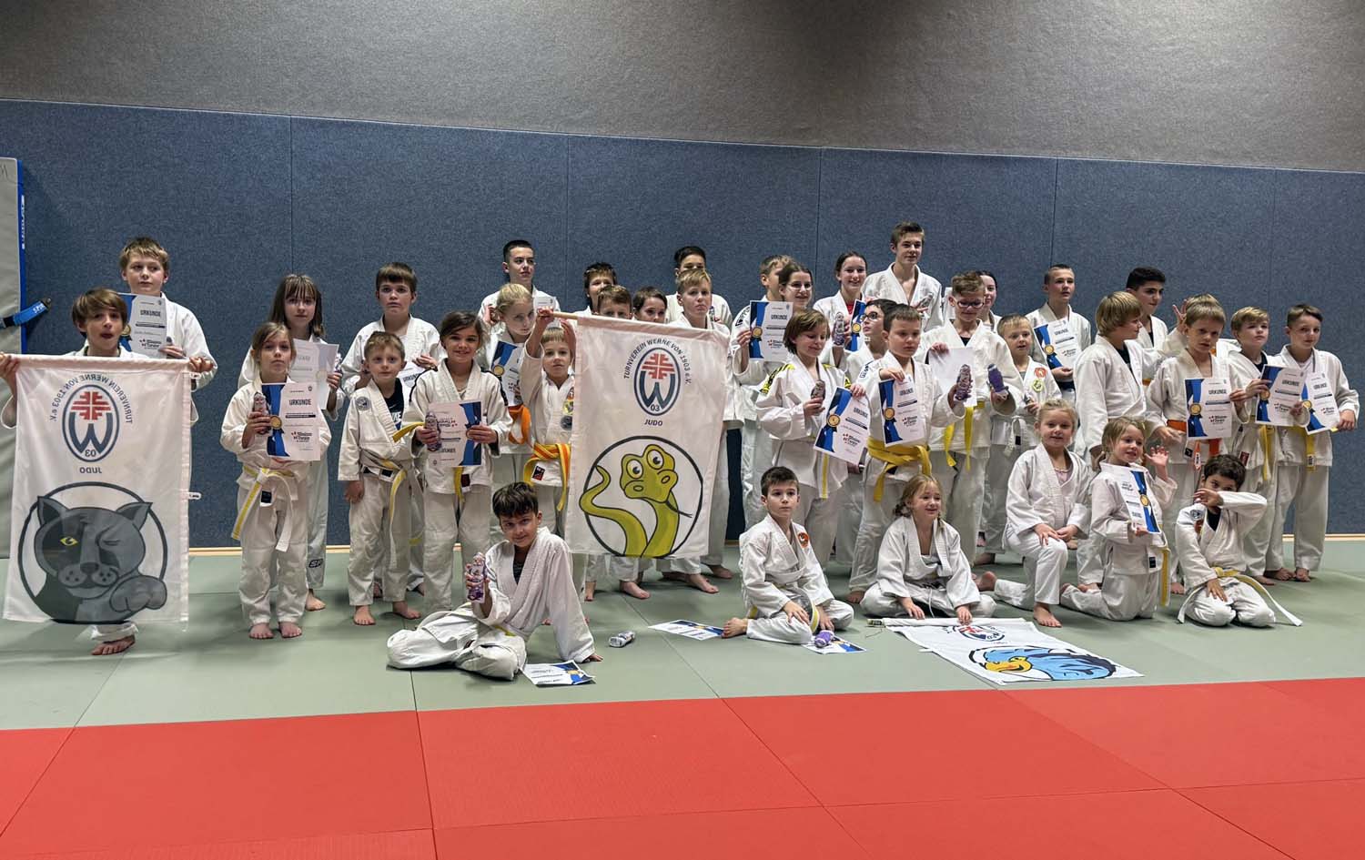 Der Jahresabschluss der TV Werne Judoabteilung war wieder ein voller Erfolg. Foto: Verein