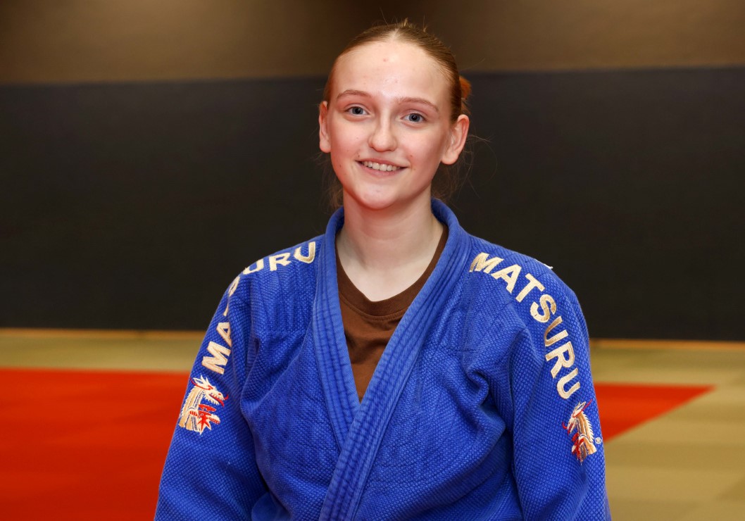 Judoka Lea Konzert, Teilnehmerin an der Deutschen Jugendmeisterschaft, steht unter anderem zur Wahl als Sportler/in des Jahres 2024. Foto: Volkmer