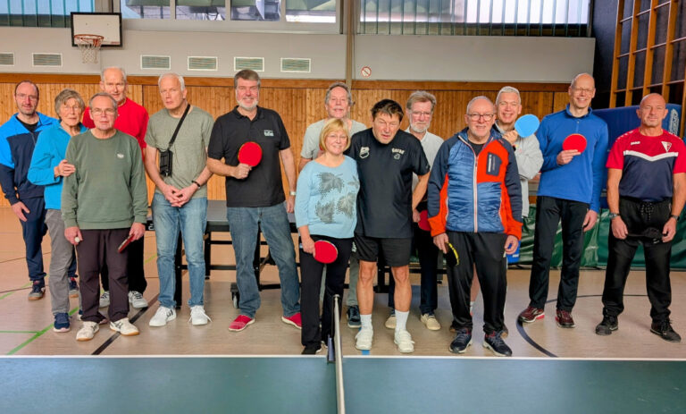 Das Projekt "Ping Pong Parkinson" des Werner Sportclubs e.V für Menschen mit Parkinson schult Fähigkeiten und Lebensfreude gleichermaßen, betont Untersttützer Michael Thews. Foto: privat