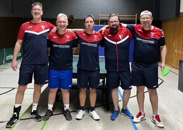 Die erfolgreiche WSC-Reserve mit (von links): Oliver Thomas Sonnen, Renee Bieder, Stephan Müller, Matthias Makosch und Dr. Jürgen-Theodor Fränzer. Foto: privat