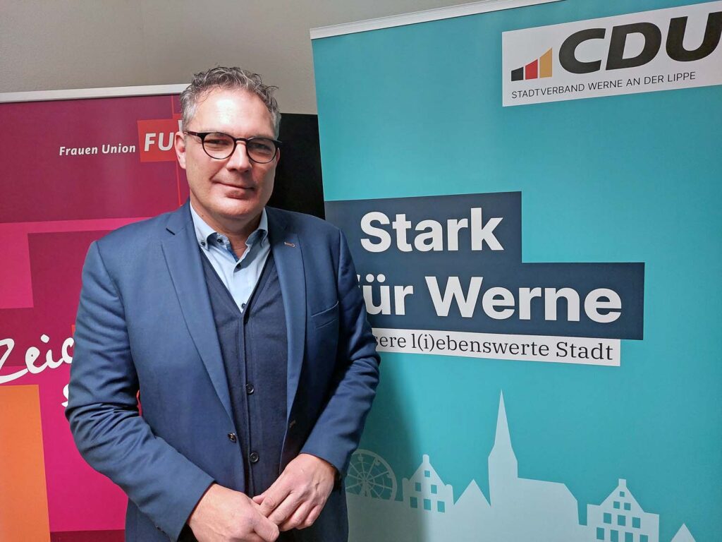 Dr. Thomas Neubourg will Bürgermeister der Stadt Werne werden. Foto: Wagner