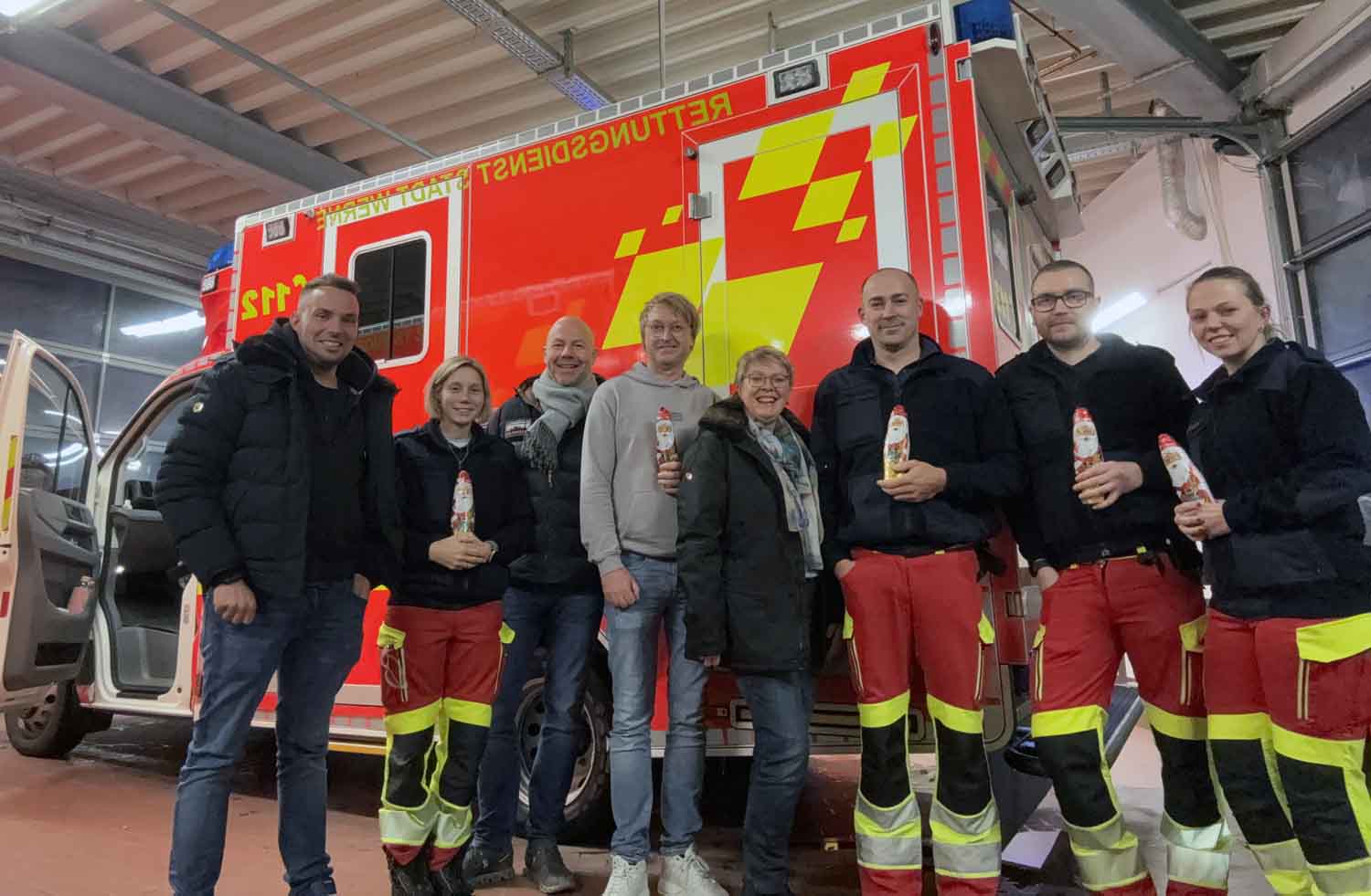 CDU-Vertreter statteten dem Rettungsdienst einen Besuch ab und sagten 