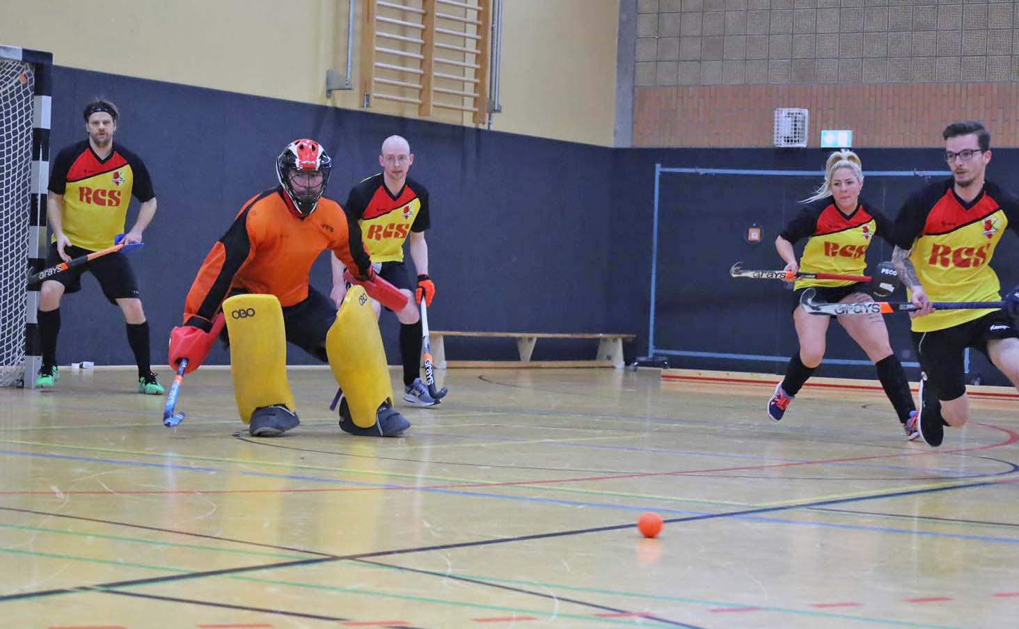 Die Defensive um den formstarken Keeper Florian Stibbe ließ gegen die SG Hamm/TV Werne nichts anbrennen. Foto: Lukas Moschkau