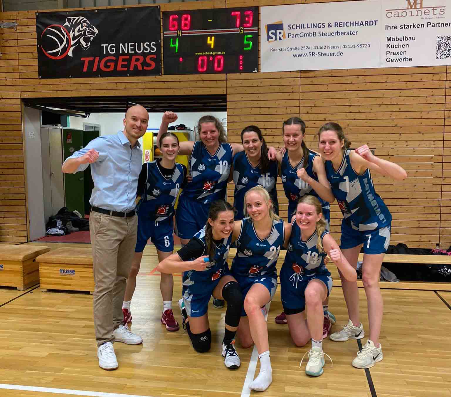 Die LippeBaskets-Damen zogen ins Halbfinale des WBV-Pokals ein. Foto: Verein